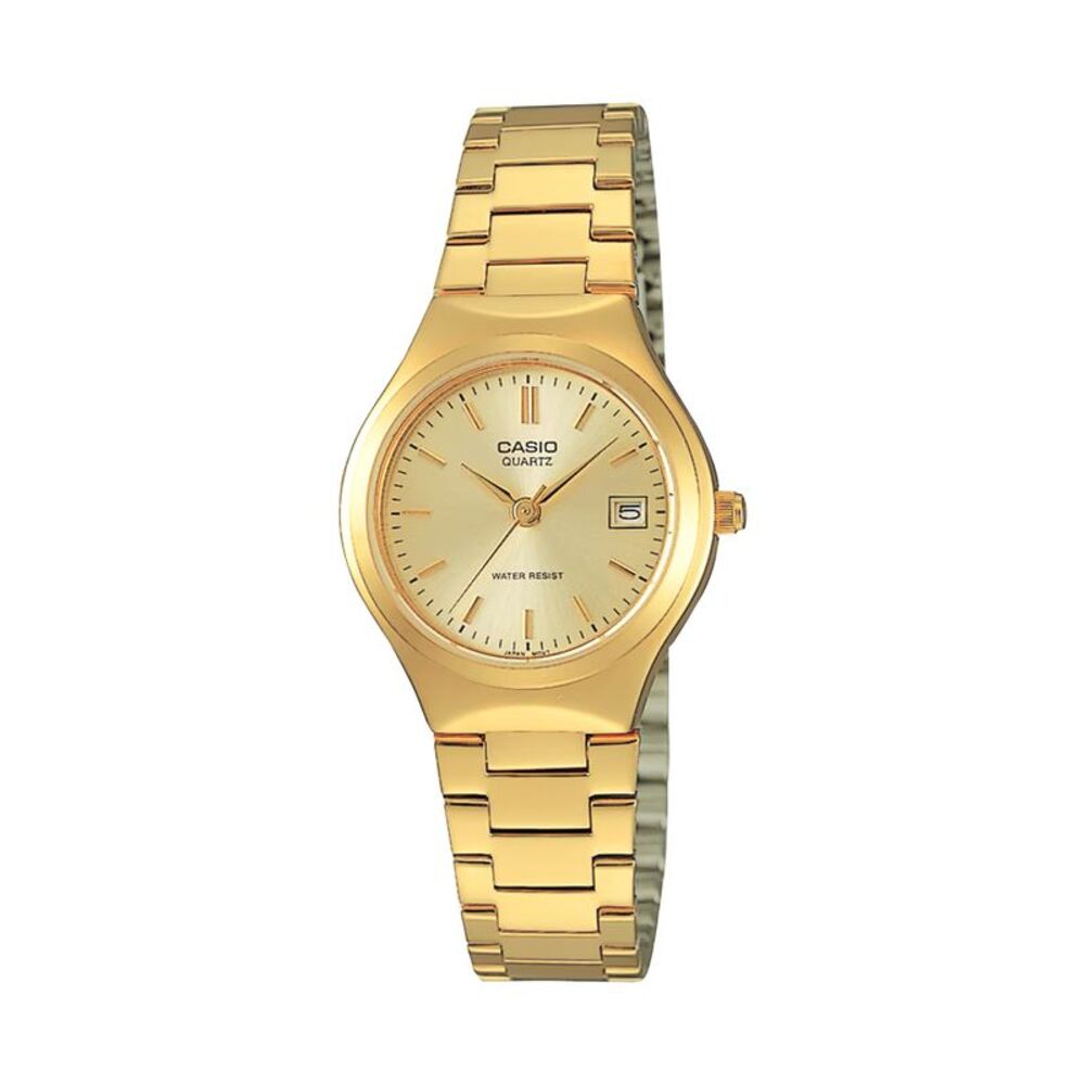 Casio Women’s Gold Watch with Champagne Dial - LTP-1170N-7A